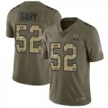 Wholesale Cheap Nike Packers #52 Rashan Gary Olive/Camo Men's Stitched NFL Limited 2017 Salute To Service Jersey