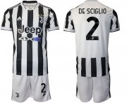 Wholesale Cheap Men 2021-2022 Club Juventus home white 2 Adidas Soccer Jerseys
