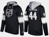 Wholesale Cheap Kings #44 Nate Thompson Black Name And Number Hoodie