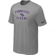 Wholesale Cheap Nike NFL Tennessee Titans Heart & Soul NFL T-Shirt Light Grey