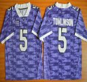 Wholesale Cheap TCU Horned Frogs #5 LaDainian Tomlinson Purple 2015 College Football Jersey