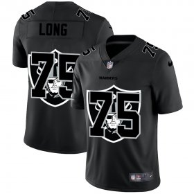 Wholesale Cheap Las Vegas Raiders #75 Howie Long Men\'s Nike Team Logo Dual Overlap Limited NFL Jersey Black