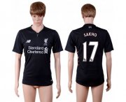 Wholesale Cheap Liverpool #17 Sakho Away Soccer Club Jersey