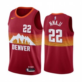 Wholesale Cheap Nike Nuggets #22 Zeke Nnaji Red NBA Swingman 2020-21 City Edition Jersey