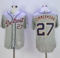 Wholesale Cheap Tigers #27 Jordan Zimmermann Grey Flexbase Authentic Collection Stitched MLB Jersey