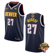 Wholesale Cheap Men's Denver Nuggets #27 Jamal Murray Navy 2023 Finals Icon Edition Stitched Basketball Jersey