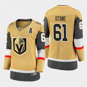 Cheap Vegas Golden Knights #61 Mark Stone Women 2020-21 Player Alternate Stitched NHL Jersey Gold