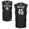 Wholesale Cheap Brooklyn Nets #45 Gerald Wallace Black Swingman Jersey