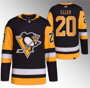 Wholesale Cheap Men's Pittsburgh Penguins #20 Lars Eller Black Stitched Jersey1