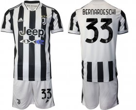 Wholesale Cheap Men 2021-2022 Club Juventus home white 33 Adidas Soccer Jerseys