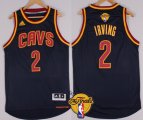 Wholesale Cheap Men's Cleveland Cavaliers #2 Kyrie Irving 2016 The NBA Finals Patch Navy Blue Jersey