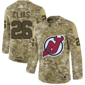 Wholesale Cheap Adidas Devils #26 Patrik Elias Camo Authentic Stitched NHL Jersey