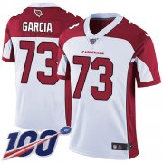 Wholesale Cheap Nike Cardinals #73 Max Garcia White Men's Stitched NFL 100th Season Vapor Limited Jersey