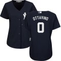 Wholesale Cheap Yankees #0 Adam Ottavino Navy Women's Cool Base Stitched MLB Jersey