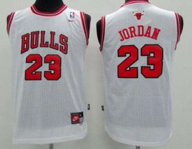 Cheap Chicago Bulls #23 Michael Jordan White Kids Jersey