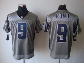 Wholesale Cheap Nike Cowboys #9 Tony Romo Grey Shadow Men\'s Stitched NFL Elite Jersey