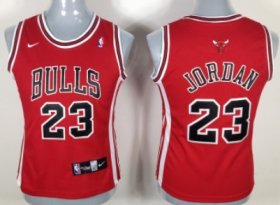 Wholesale Cheap Chicago Bulls #23 Michael Jordan Red Womens Jersey