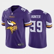 Wholesale Cheap Minnesota Vikings #99 Danielle Hunter Purple Men's Nike Big Team Logo Vapor Limited NFL Jersey