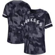 Wholesale Cheap New York Yankees Nike Camo Jersey Navy