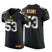 Wholesale Cheap Carolina Panthers #53 Brian Burns Men's Nike Black Edition Vapor Untouchable Elite NFL Jersey