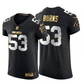 Wholesale Cheap Carolina Panthers #53 Brian Burns Men\'s Nike Black Edition Vapor Untouchable Elite NFL Jersey