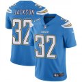 Wholesale Cheap Nike Chargers #32 Justin Jackson Electric Blue Alternate Men's Stitched NFL Vapor Untouchable Limited Jersey
