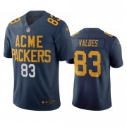 Wholesale Cheap Green Bay Packers #83 Marquez Valdes-Scantling Navy Vapor Limited City Edition NFL Jersey