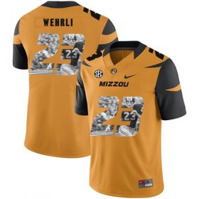 Wholesale Cheap Missouri Tigers 23 Roger Wehrli Gold Nike Fashion College Football Jersey
