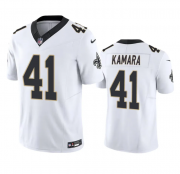 Wholesale Cheap Men's New Orleans Saints #41 Alvin Kamara White 2023 F.U.S.E. Vapor Untouchable Limited Stitched Jersey