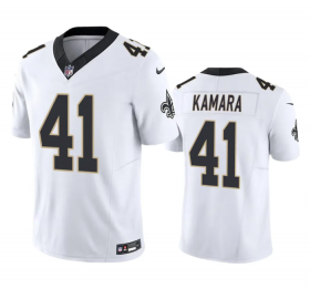 Wholesale Cheap Men\'s New Orleans Saints #41 Alvin Kamara White 2023 F.U.S.E. Vapor Untouchable Limited Stitched Jersey