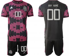 Wholesale Cheap Men 2020-2021 Season National team Mexico home black customized Soccer Jersey