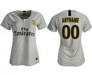 Wholesale Cheap Women's Paris Saint-Germain Personalized Away Soccer Club Jersey