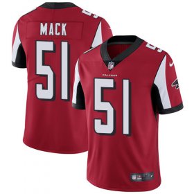 Wholesale Cheap Nike Falcons #51 Alex Mack Red Team Color Men\'s Stitched NFL Vapor Untouchable Limited Jersey