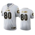 Wholesale Cheap Green Bay Packers #80 Jimmy Graham Men's Nike White Golden Edition Vapor Limited NFL 100 Jersey