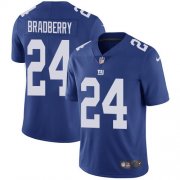 Wholesale Cheap Nike Giants #24 James Bradberry Royal Blue Team Color Men's Stitched NFL Vapor Untouchable Limited Jersey