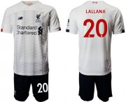 Wholesale Cheap Liverpool #20 Lallana Away Soccer Club Jersey