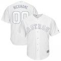 Wholesale Cheap Houston Astros Majestic 2019 Players' Weekend Cool Base Roster Custom Jersey White