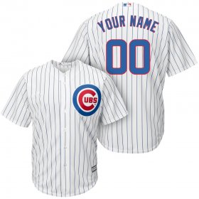 Wholesale Cheap Chicago Cubs Majestic Cool Base Custom Jersey White