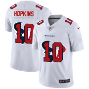Wholesale Cheap Houston Texans #10 DeAndre Hopkins White Men's Nike Team Logo Dual Overlap Limited NFL Jersey
