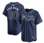 Cheap Men's Tampa Bay Rays Active Player Custom Navy Away Limited Stitched Baseball Jersey