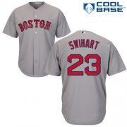 Wholesale Cheap Red Sox #23 Blake Swihart Grey Cool Base Stitched Youth MLB Jersey
