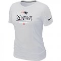 Wholesale Cheap Women's Nike New England Patriots Critical Victory NFL T-Shirt White