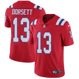 Wholesale Cheap Nike Patriots #13 Phillip Dorsett Red Alternate Men\'s Stitched NFL Vapor Untouchable Limited Jersey