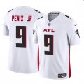 Cheap Men's Atlanta Falcons #9 Michael Penix Jr White 2024 Draft F.U.S.E. Vapor Untouchable Limited Football Stitched Jersey