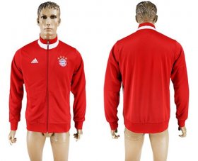 Wholesale Cheap Bayern Munchen Soccer Jackets Red