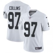 Wholesale Cheap Nike Raiders #97 Maliek Collins White Men's Stitched NFL Vapor Untouchable Limited Jersey