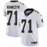 Wholesale Cheap Nike Saints #71 Ryan Ramczyk White Men's Stitched NFL Vapor Untouchable Limited Jersey