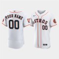 Wholesale Cheap Men's Houston Astros Active Player Custom White 60th Anniversary Flex Base Stitched Baseball Jersey