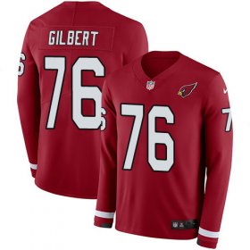 Wholesale Cheap Nike Cardinals #76 Marcus Gilbert Red Team Color Men\'s Stitched NFL Limited Therma Long Sleeve Jersey