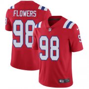 Wholesale Cheap Nike Patriots #98 Trey Flowers Red Alternate Men's Stitched NFL Vapor Untouchable Limited Jersey